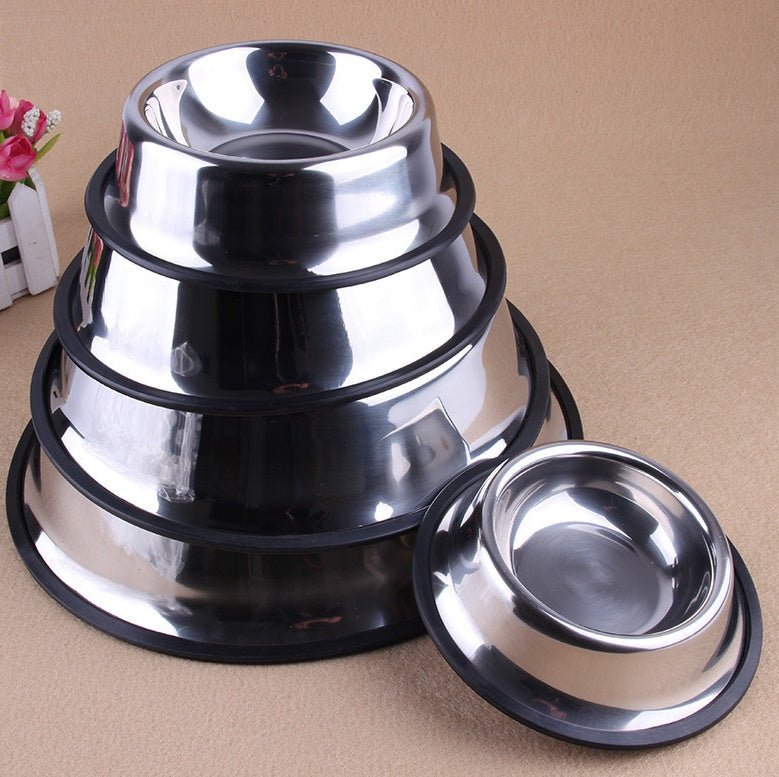 Premium Non-Slip Stainless Steel Pet Bowl – Durable and Safe for Food or Water