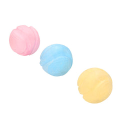 Durable TPR Foam Dog Toy Ball – 7.5cm Chew & Fetch Ball in Blue, Yellow, or Pink