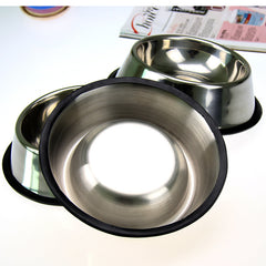 Premium Non-Slip Stainless Steel Pet Bowl – Durable and Safe for Food or Water