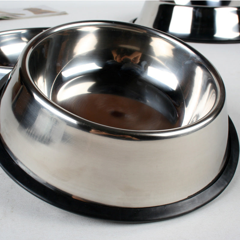 Premium Non-Slip Stainless Steel Pet Bowl – Durable and Safe for Food or Water